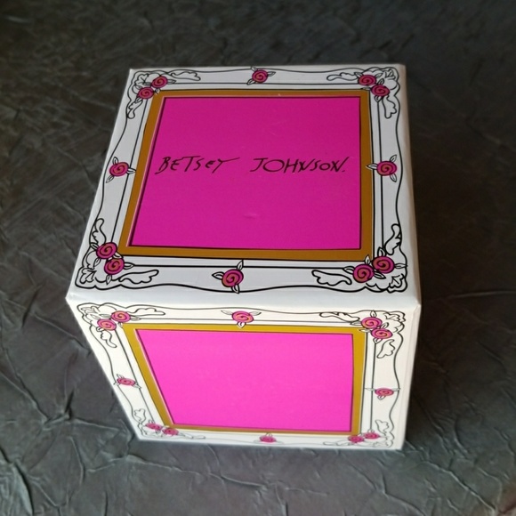 Betsey Johnson Pave` Owl Necklace Pink Gold Tone - Picture 8 of 8